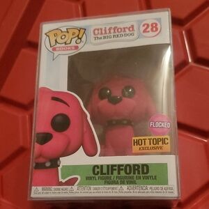 Clifford The Big Red Dog Clifford #28 Flocked Hot Topic Exclusive Funko Pop